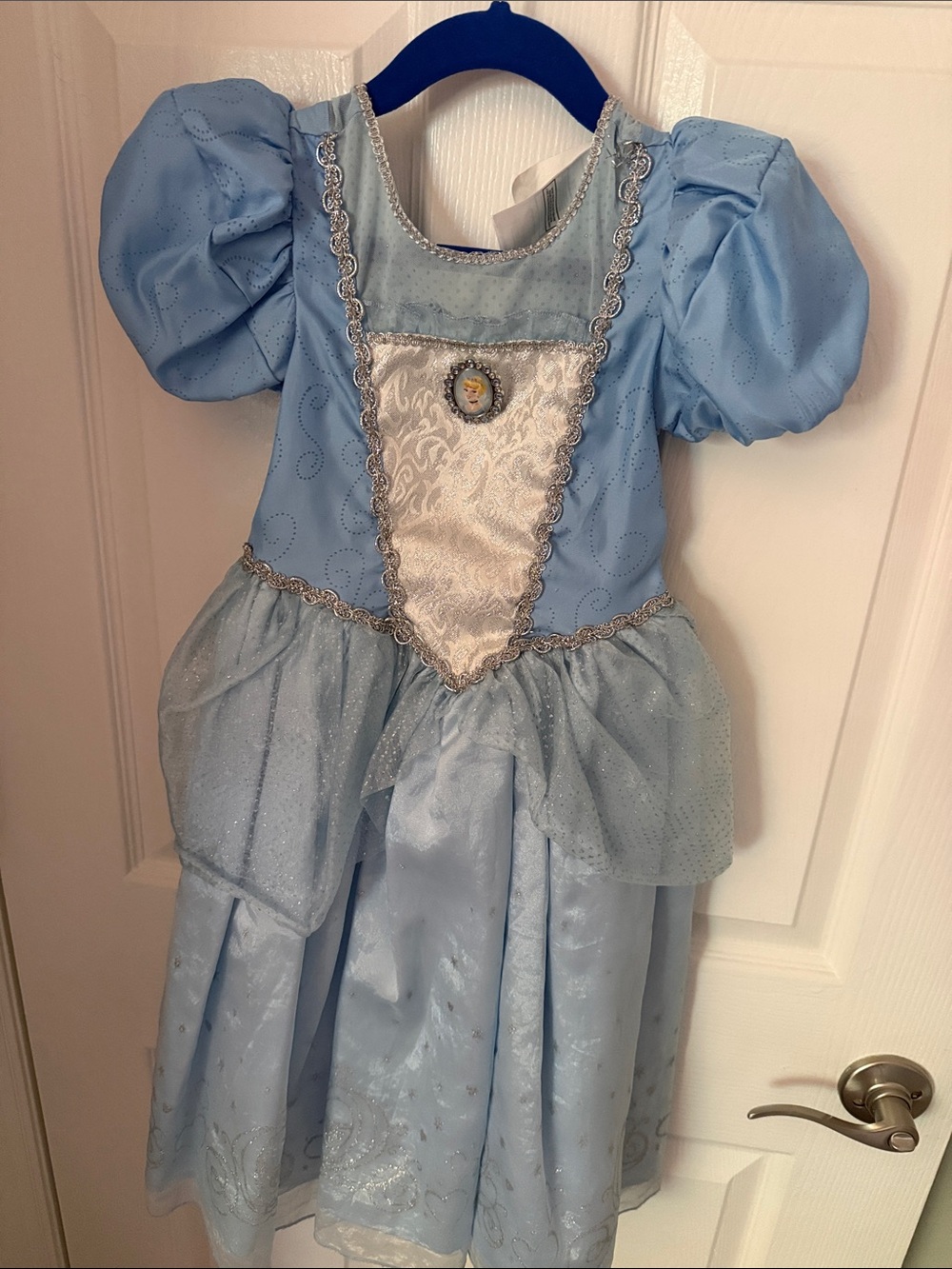 Blue Princess Dress-Up Costume for Kids - Classic Fairy Tale Gown